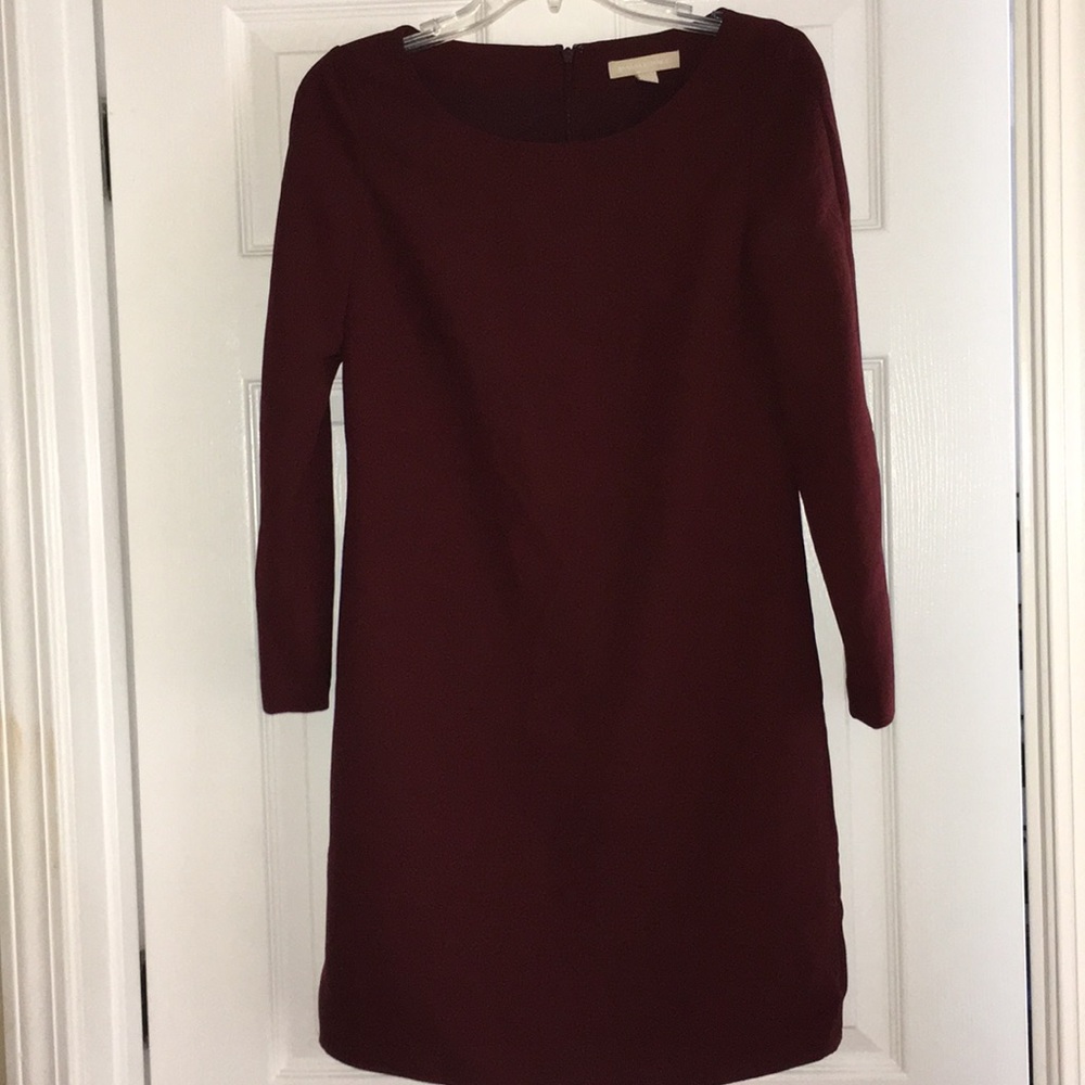 Banana republic burgundy red business casual dress